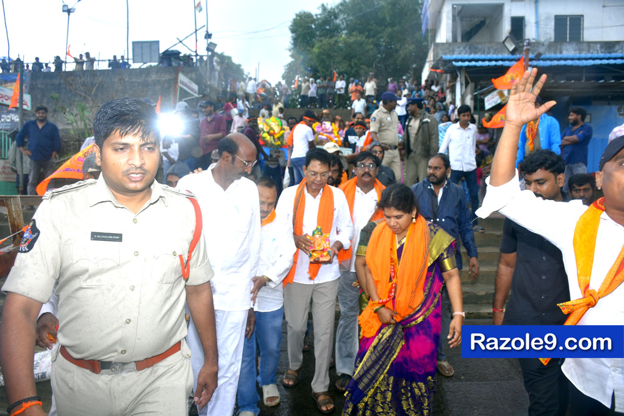 Razole Taluka Ganesh Nimajjanam